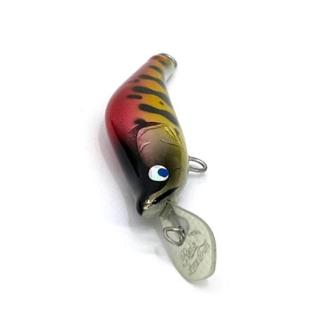 麗's Lure Craft ルアー ハンドメイドミノー 45mm SMD 箱付 キャンディー赤金オーロラバーヤマメ