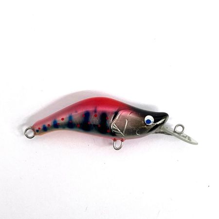 麗's Lure Craft ルアー ハンドメイドミノー 45ｍｍ SMD 箱付 グラデピンクチャートアマゴ