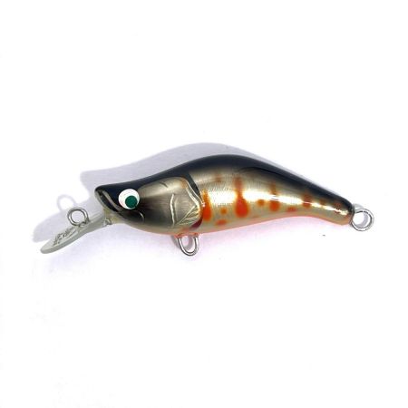 麗's Lure Craft ルアー ハンドメイドミノー 45mm SMD 箱付 銀黒ヤマメOPOB