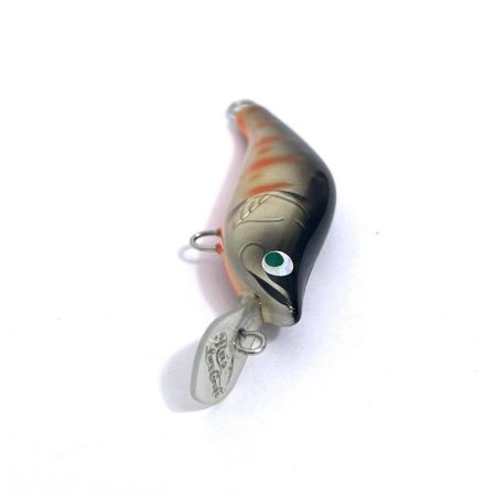 麗's Lure Craft ルアー ハンドメイドミノー 45mm SMD 箱付 銀黒ヤマメOPOB