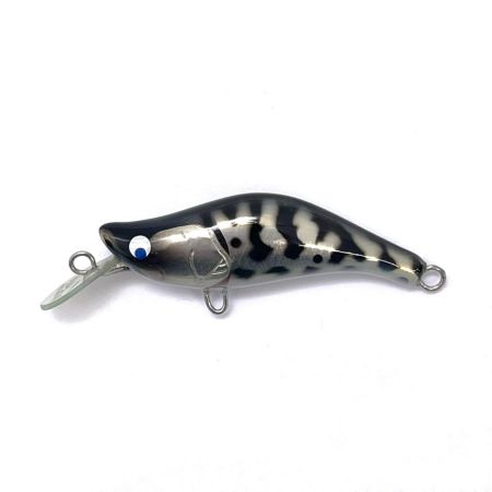 麗's Lure Craft ルアー ハンドメイドミノー 45mm SMD 箱付 ホワイトコーチドック