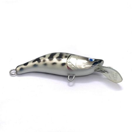麗's Lure Craft ルアー ハンドメイドミノー 45mm SMD 箱付 ホワイトコーチドック