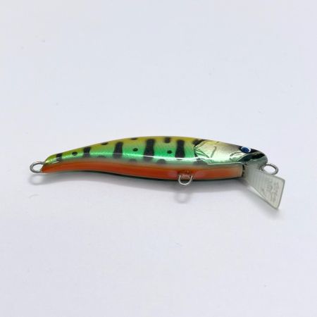 麗's Lure Craft ルアー ハンドメイドミノー 55mm フラット neo HS 箱付 キャンディーライムオーロラパーヤマメ