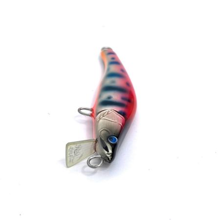 麗's Lure Craft ルアー ハンドメイドミノー 55mm S フラット neo 箱付 グラデピンクチャートヤマメ