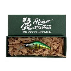 麗's Lure Craft ルアー ハンドメイドミノー 45ｍｍ SMD neo 箱付 キャンディー緑金オーロラバーヤマメ Bランク
