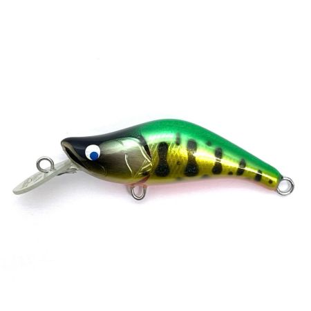 麗's Lure Craft ルアー ハンドメイドミノー 45ｍｍ SMD neo 箱付 キャンディー緑金オーロラパーヤマメ