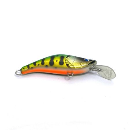 麗's Lure Craft ルアー ハンドメイドミノー 45ｍｍ SMD neo 箱付 キャンディー緑金オーロラパーヤマメ