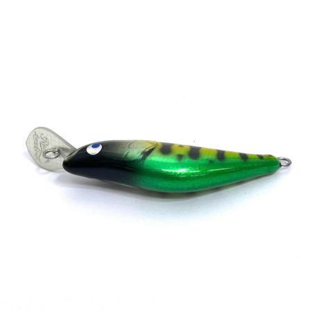 麗's Lure Craft ルアー ハンドメイドミノー 45ｍｍ SMD neo 箱付 キャンディー緑金オーロラパーヤマメ