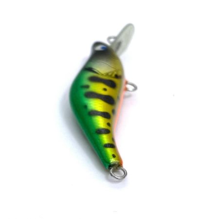 麗's Lure Craft ルアー ハンドメイドミノー 45ｍｍ SMD neo 箱付 キャンディー緑金オーロラパーヤマメ