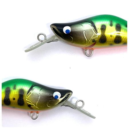 麗's Lure Craft ルアー ハンドメイドミノー 45ｍｍ SMD neo 箱付 キャンディー緑金オーロラパーヤマメ