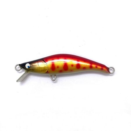 麗's Lure Craft ルアー ハンドメイドミノー 55mm S フラット neo 箱付 ゴールドヤマメ