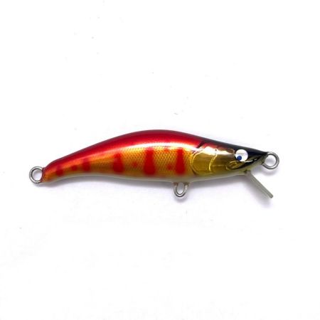 麗's Lure Craft ルアー ハンドメイドミノー 55mm S フラット neo 箱付 ゴールドヤマメ
