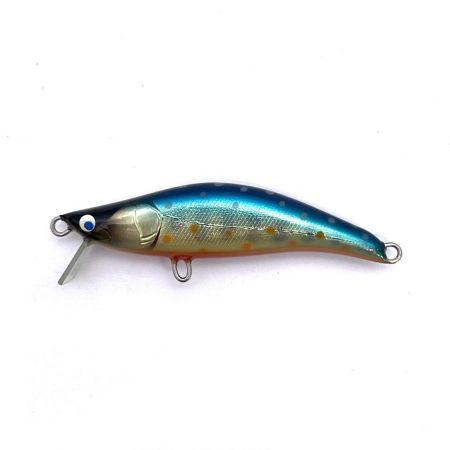 麗's Lure Craft ルアー ハンドメイドミノー 55mm S フラット neo 箱付 ブルーバックイワナOB