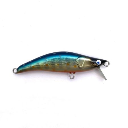 麗's Lure Craft ルアー ハンドメイドミノー 55mm S フラット neo 箱付 ブルーバックイワナOB