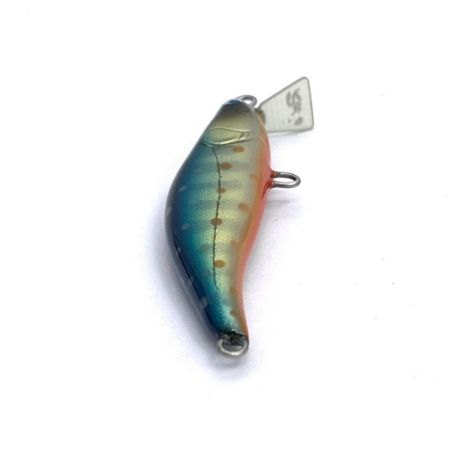 麗's Lure Craft ルアー ハンドメイドミノー 55mm S フラット neo 箱付 ブルーバックイワナOB