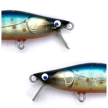 麗's Lure Craft ルアー ハンドメイドミノー 55mm S フラット neo 箱付 ブルーバックイワナOB