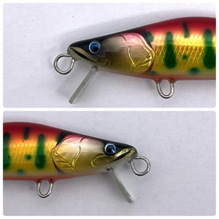 麗's Lure Craft ルアー ハンドメイドミノー 55mm フラット neo 箱付 椿桜ヤマメ金
