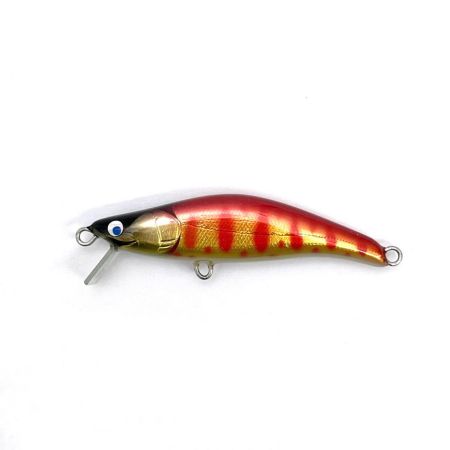 麗's Lure Craft ルアー ハンドメイドミノー 55mm S フラット neo 箱付 ゴールドヤマメ