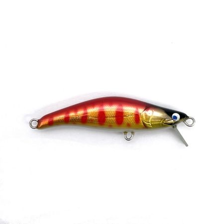 麗's Lure Craft ルアー ハンドメイドミノー 55mm S フラット neo 箱付 ゴールドヤマメ