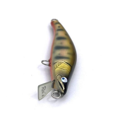 麗's Lure Craft ルアー ハンドメイドミノー 55mm フラット neo 箱付 ブラウンヤマメOB