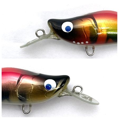 麗's Lure Craft ルアー ハンドメイドミノー 45mm S MD 箱付 ピンキーオカマチャンオイカワ