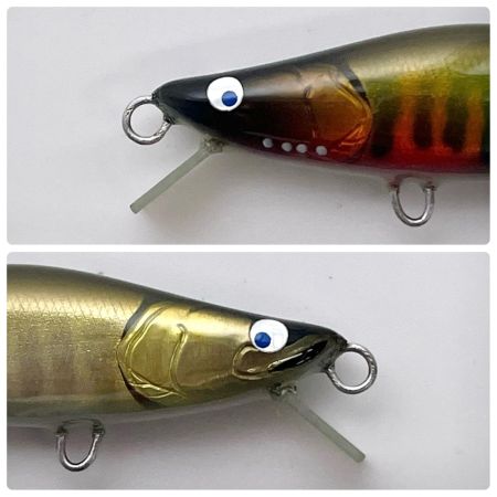 麗's Lure Craft ルアー ハンドメイドミノー 55mm S フラット neo 箱付 オカマチャンオイカワ