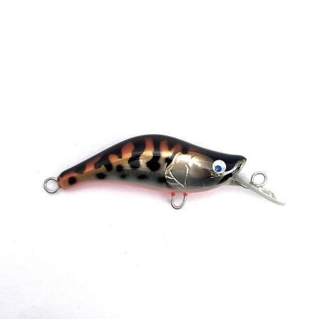 麗's Lure Craft ルアー ハンドメイドミノー 45mm SMD 箱付 オレンジコーチドック