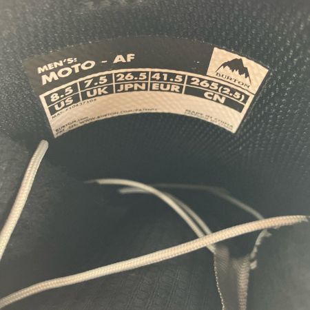 BURTON バートン ウィンター用品  スノーボードブーツ BURTON SIZE 26.5cm MOTO AF ブラック