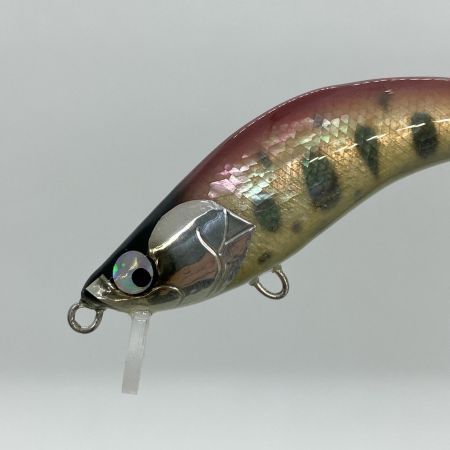  麗's ミノー シェル アワビ貼り ヤマメ ピンク 程度AB