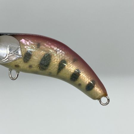  麗's ミノー シェル アワビ貼り ヤマメ ピンク 程度AB