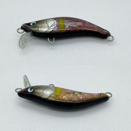  麗's ミノー シェル ブラックアユ