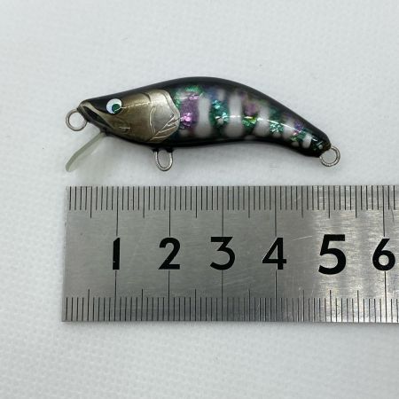  麗's ミノー シェル ブラックヤマメ 鮑 程度AB