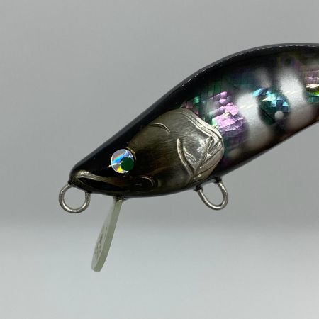  麗's ミノー シェル ブラックヤマメ 鮑 程度AB
