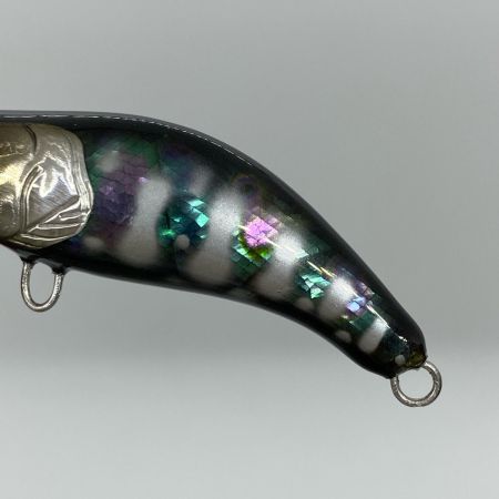  麗's ミノー シェル ブラックヤマメ 鮑 程度AB