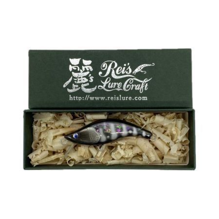  麗's ミノー ルアー ブラックヤマメ 鮑