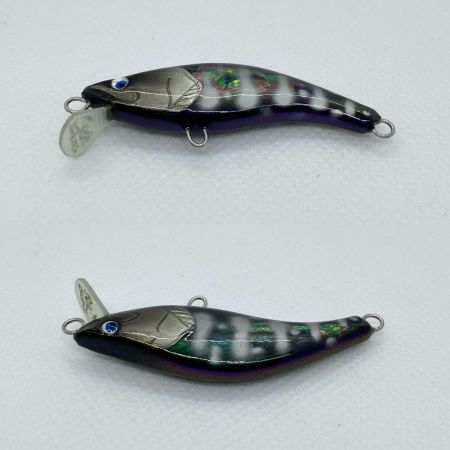  麗's ミノー ルアー ブラックヤマメ 鮑