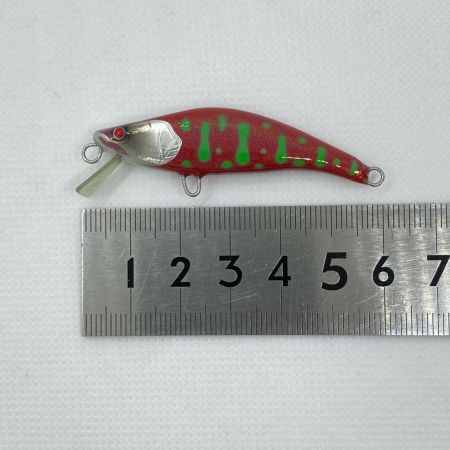  麗's Lure Craft ミノー レッドオーロラヤマメ 程度A