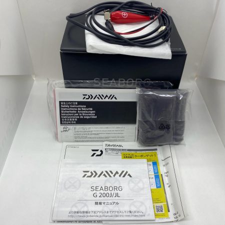  DAIWA ダイワ 電動リール シーボーグ G200JL 程度AB 0.7km/2h 00810031