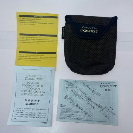  SHIMANO シマノ 21カルカッタコンクエスト 201HG ベイトリール 程度B