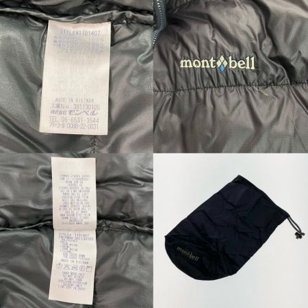  mont･bell モンベル ダウンジャケット SIZE L 程度B #1101407 ブラック