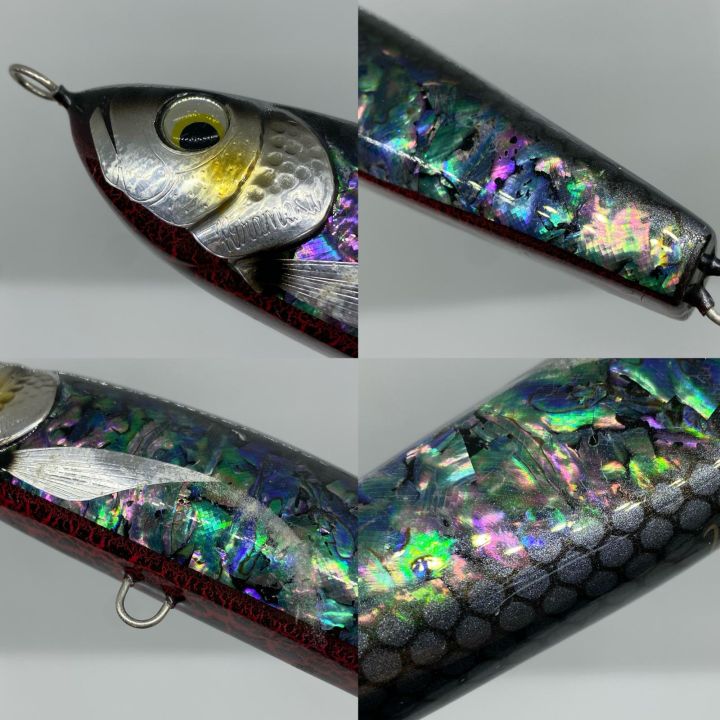 HIROPEN ヒラマサ 黒アワビ 210mm ポッパー 程度B - 中古その他