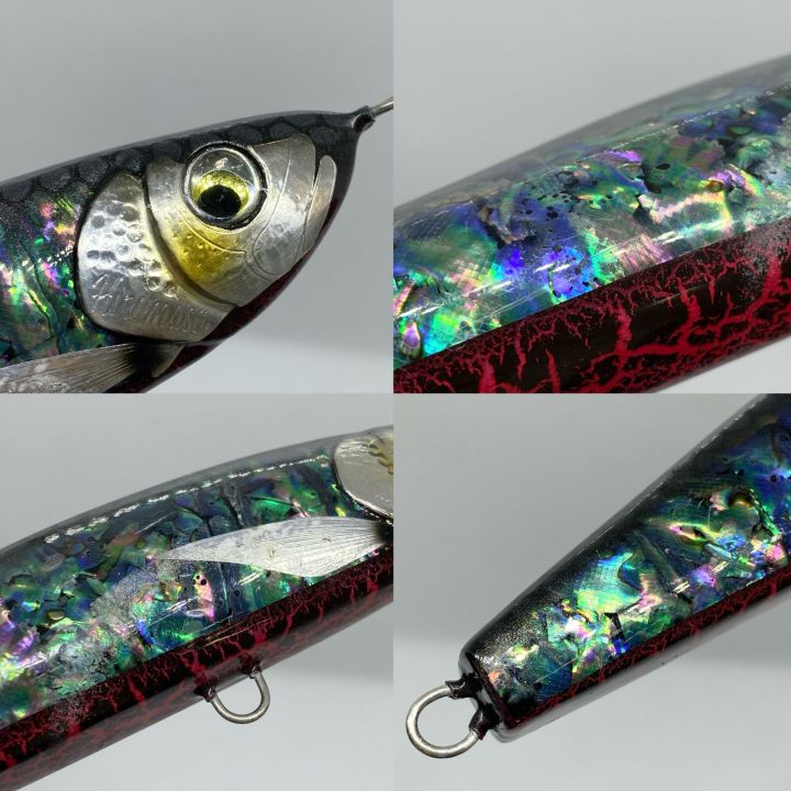 HIROPEN ヒラマサ 黒アワビ 210mm ポッパー 程度B - 中古その他