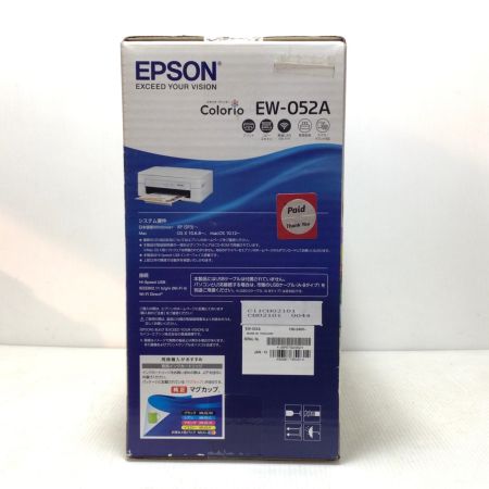  EPSON エプソン プリンター X6P6792452 未使用品(S) EW-052A