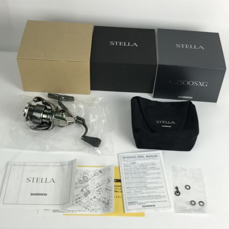  SHIMANO シマノ スピニングリール 22ステラ C2500SXG 043863 リールポーチ・取説・外箱付