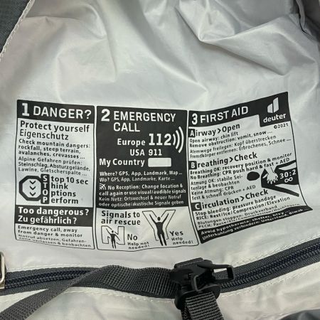  deuter ドイター 登山リュック エアコンタクト ライト ブラック