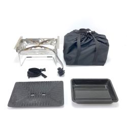 $$ snow peak スノーピーク グリルバーナー 雪峰苑 GS-355 ケース付 Bランク