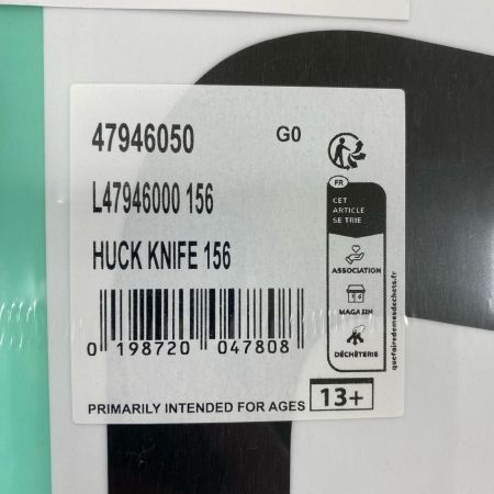  SALOMON サロモン スノーボード キャンバー 156cm 未使用品(S) 25-26 HUCK KNIFE ハックナイフ