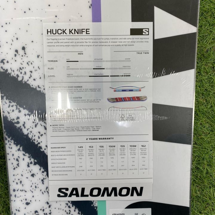 SALOMON サロモン スノーボード キャンバー 156cm 未使用品(S) 25-26