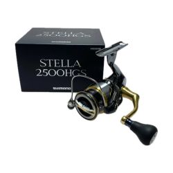 §§ SHIMANO シマノ スピニングリール 14ステラ 2500HGS ハンドルノブカスタム 程度AB 箱付 03243 Aランク
