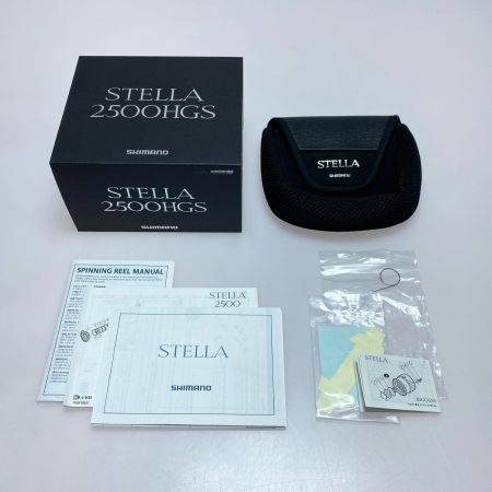  SHIMANO シマノ スピニングリール 14ステラ 2500HGS ハンドルノブカスタム 程度AB 箱付 03243